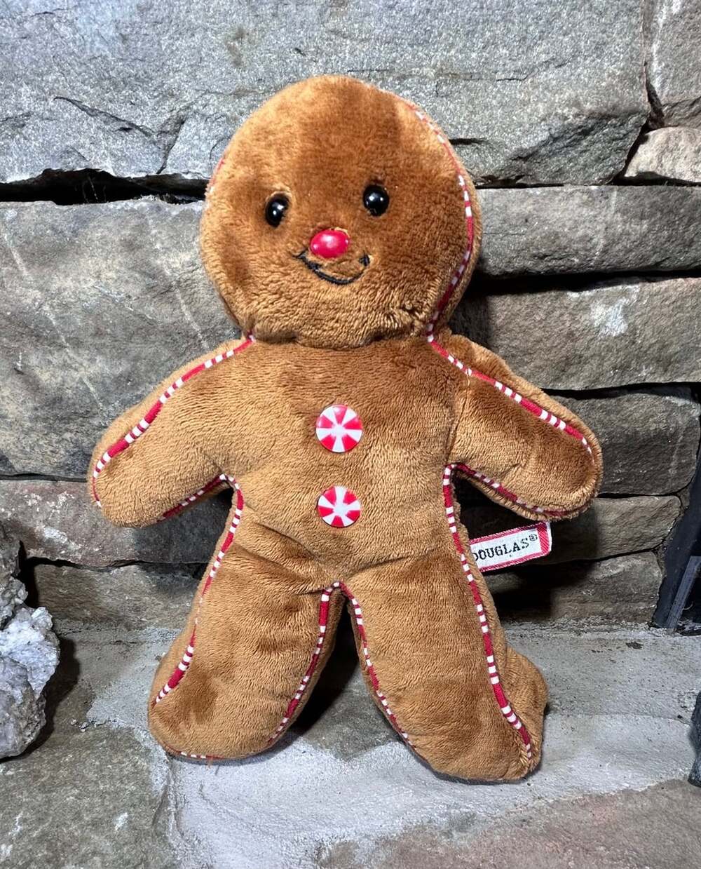 Douglas Cuddle Toy Gingerbread Boy Brown 8" Christmas Holiday Plush